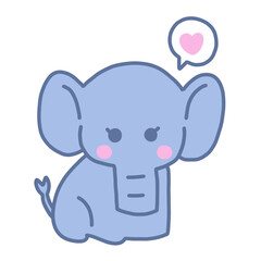baby elephant cartoon