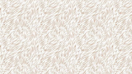 Abstract background featuring a dense pattern of curved lines in light brown and white tones