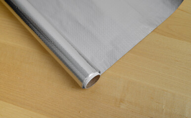 Thick, strong aluminum foil for baking