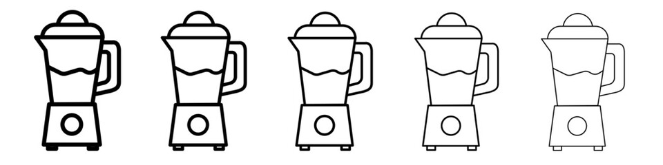 Blender icon flat simple outline logo