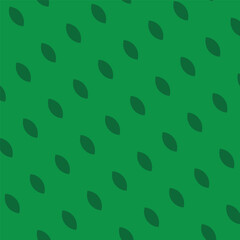 Leaf Shape Green Ovals Abstract Background