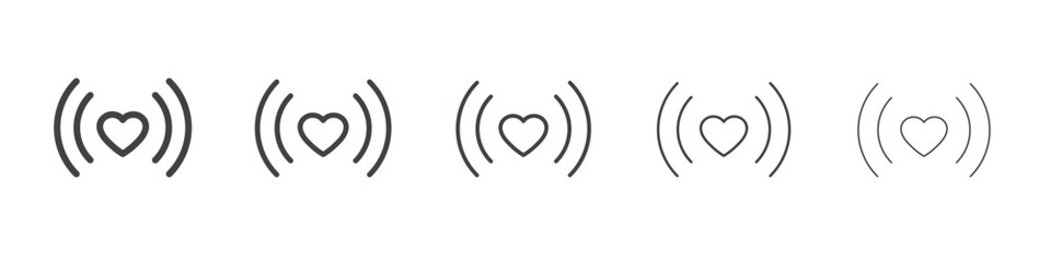 Concern icon flat simple outline logo