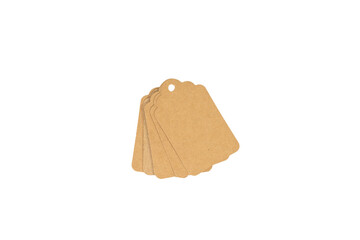 A Stack of Brown Cardboard Tags