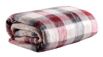 A transparent flannel blanket, white background --ar 16:9