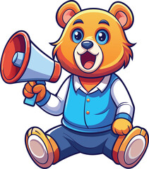 bear cartoon animal vector
