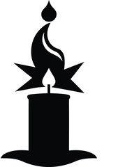 vector illustration of a magic hat