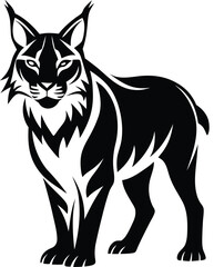 wolf vinyl ready vector illustration