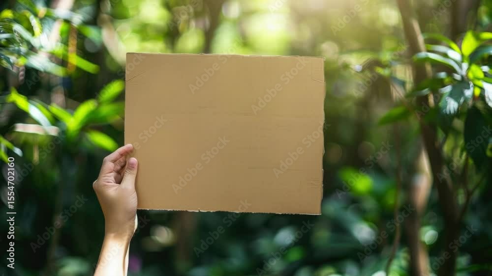 Poster a person holding a document or contract with a focused expression