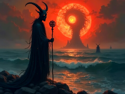 Kalunga, ancestral boundary god in Bakongo African mythology