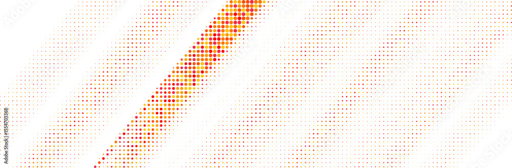 Poster abstract colorful halftone texture dots pattern. vector
