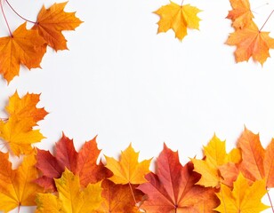 秋　背景　紅葉　テクスチャ　素材