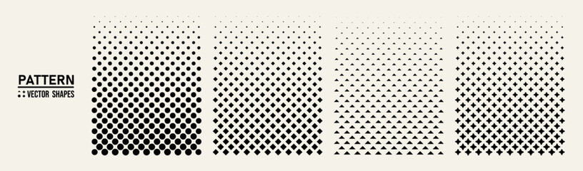 Art & Illustration  Modern Geometric Shape Patterns – Vector Collection