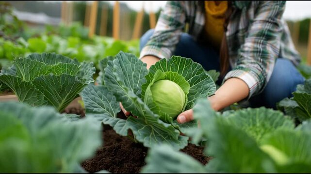 Gardening tips for growing healthy cabbage in a community garden during spring