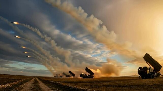 Patriot Air Defense System in Combat Camouflage | Powerful Military Vehicle Side View


