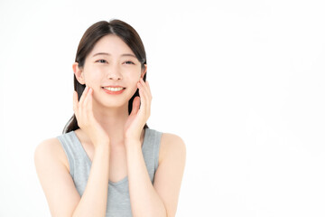 女性　ビューティー　スキンケア