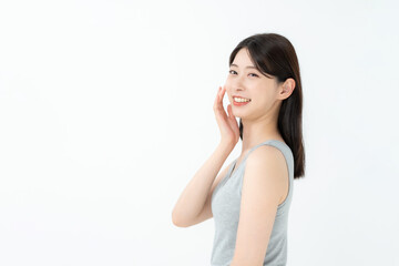 女性　ビューティー　スキンケア