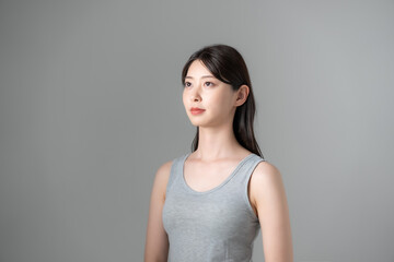 Obraz premium 女性 ビューティー スキンケア