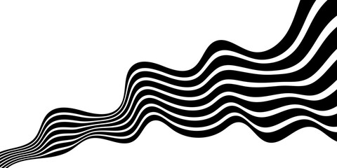 Perspective 3d, geometric line with 3d dimensional effect
