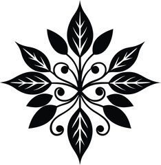 Obraz premium Floral Petal Bloom Mandala