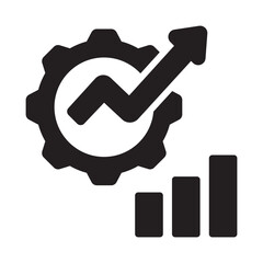 Productivity Vector Icon which can easily modify or edit