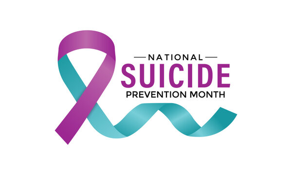 National Suicide Prevention Month vector banner and social media, background design template. Speak Up, Save Lives, Break the Silence. This month reminds us of the importance of mental health , stress