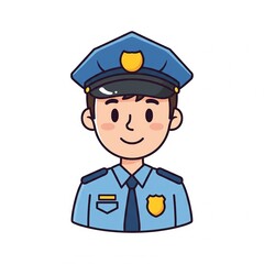 funny cartoon policeman