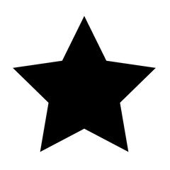 Star Icon Vector - Rating Favorite Symbol for UI Design