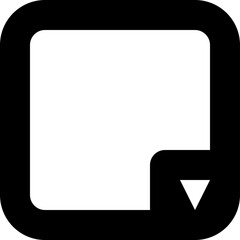 Export Vector Icon - Download File Document Save Symbol