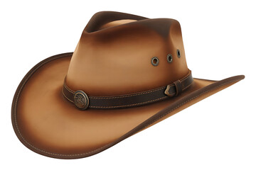 High-Quality Brown Cowboy Hat A Detailed Product Photo