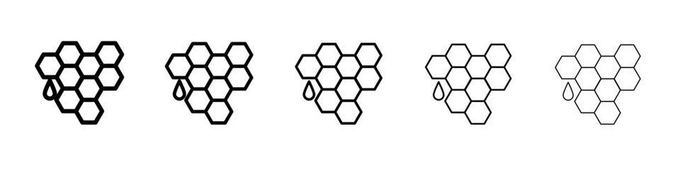 Obraz premium propolis icon flat simple outline logo