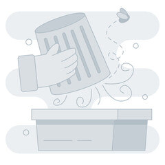 Empty Trash  Empty States Illustration