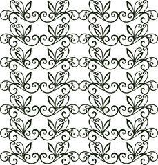 Beautiful flower art and mandala vector design