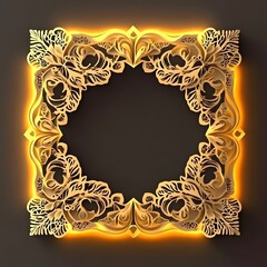 Photo frame on a white background