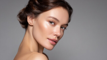 Naklejka premium Beautiful model portrait.