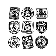 DOG APPROVED SAFE STAMP