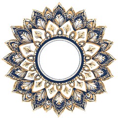 Mandala, a sacred symbol in Buddhism.
