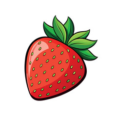 Fototapeta premium strawberry vector illustration