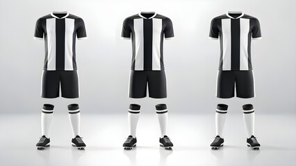 Soccer Jersey Mockup Three Realistic Designs for Your Team's Branding