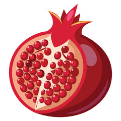 Pomegranate burst open