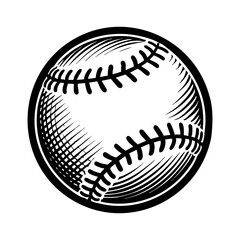 baseball ball vector. baseball ball