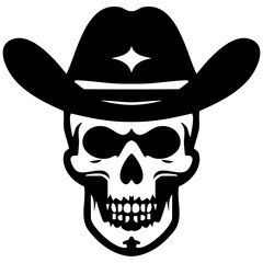 Feathered Skull: A Modern Native American Silhouettes Art Design