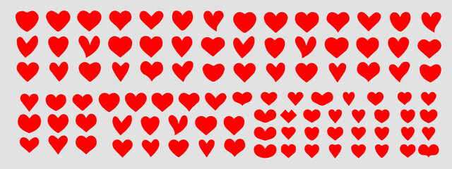 seamless pattern with hearts