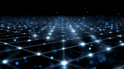Illuminated Grid Network: A Visual Representation of Digital Connectivity