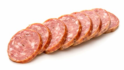 sausage isolated on white