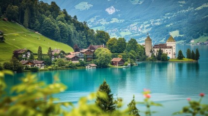 Obraz premium lake bled slovenia