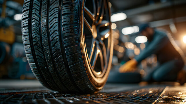 Vehicle tire maintenance tips for safe driving and longevity in an auto shop environment