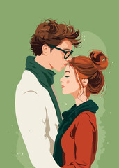 couple vector art