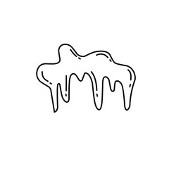 handdrawn snow ice icon