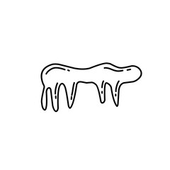 handdrawn snow ice icon