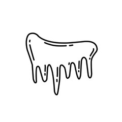 handdrawn snow ice icon